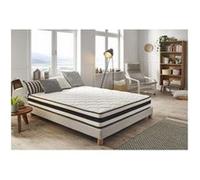 Matelas 90x190 cm moonia accueil souple soutien moelleux epaisseur 21 cm G