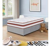 Matelas 90x190 cm Premium, Ep 25 cm, Hybride -Ressorts Ensachés + Mousse mémoire de Forme, Matelas pour adultes et enfants
