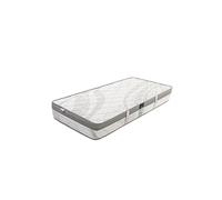 Matelas 90x190 cm, Relaxation, 26cm, Ressorts Ensachés, Mousse Haute Densité, Indépendance du Couchage, Soutien ferme, face été/hiver