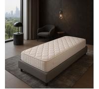 Matelas 90x190 cm - - Soutien Ferme - Mousse Poli Lattex Indformable - Tissu Ignifug