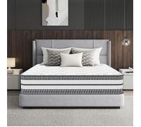 Matelas 90x200 cm - Ép 25 cm - luxe - Ultra Respirante - Fermeté Moyenne - Matelas Memoire De Forme - 10 Zones Soutien Parfait