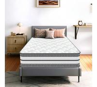 Matelas 90x200 Hybride Anti-Allergique - Mousse Mémoire & Ressorts | 26cm Épaisseur | Fermeté Moyenne Idéale | Respiration Optimale | FERMETÉ H3 : Conçu à l'aide des meilleurs matériaux et de technolo