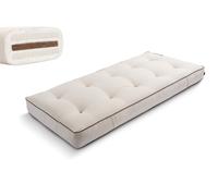 Matelas 90x200 naturel avec coco et 2x latex - Futon Comfort Relax Kedro - Pascall Lin