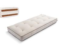 Matelas 90x200 naturel avec latex et 2x coco- Futon Comfort Relax Hard Kedro - Pascall Lin