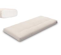 Matelas 90x200 naturel - Futon Medium Natural - Pascall Ecru