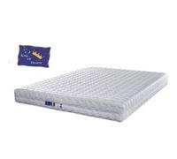 Matelas 90x200 pour Sommier Electrique ou Mécanique TPR - Mousse Poli Lattex - 20 cm Déhoussable - Soutien Ferme + Protège Matelas OFFERT 90 200 Pink King of Dreams G