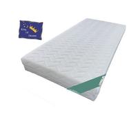 Matelas 90x200 Soutien Ferme - Déhoussable - Housse Lavable à 30° - Mousse Poli Lattex Indéformable - Hauteur 19 cm Relax King 90 x 200