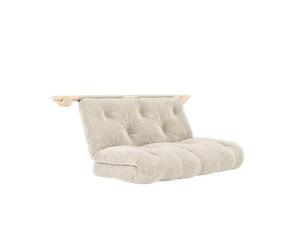 Matelas à crochets avec supports 135x200 Brut/510 Ivoire