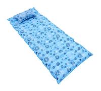 Matelas à eau rafraîchissante 190 x 75 cm, lit de glace d'été avec oreiller à eau pour la maison, le dortoir et la table de relaxation