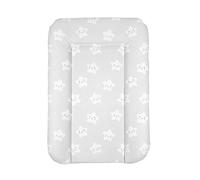 Matelas à langer 50x70 cm gris à étoiles - imperméable & facile à nettoyer, doux pour nouveau-né - coussin à langer pour table à langer - matelas de change bébé