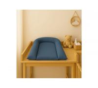 EASY DORT | Matelas à langer 70x45 cm |Plan à langer incliné 45x70 cm | Lavable & Imperméable | Bords surélevés | Protection de la tête | Coton à enduction acrylique | Fabriqué en France |