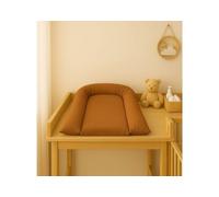 EASY DORT | Matelas à langer 70x45 cm |Plan à langer incliné 45x70 cm | Lavable & Imperméable | Bords surélevés | Protection de la tête | Coton à enduction acrylique | Fabriqué en France |