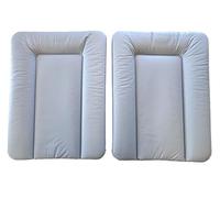 Matelas à langer 70x50 cm - Lot de 2 - Bleu + Bleu - avec label de qualité OEKO-TEX standard 100