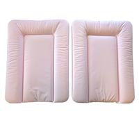 Matelas à langer 70x50 cm - Lot de 2 - Rose + Rose - avec label de qualité OEKO-TEX standard 100