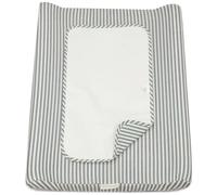 Matelas à langer avec housse home praliné rayures matcha