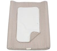 Matelas à langer avec housse Home Praliné Rayures Moka