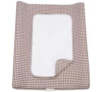 Matelas à langer avec housse home praliné vichy moka