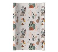 Matelas à langer avec rebords 70x50 cm - Kikido - Matelas à langer Bébé epais lavable dur - Universel et Imperméable - Nature