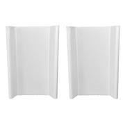Matelas à langer avec rebords 70x50 cm - Lot de 2 - Blanc + Blanc - avec label de qualité OEKO-TEX standard 100