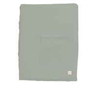 Sauthon Matelas à langer avec housse en double gaze de coton et serviette – Uni Sauge 52 x 68 cm