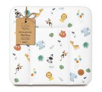 Matelas a langer bebe 75 x 72 cm Table à langer pour bébé avec plan Tapis imperméable facile à nettoyer Safari