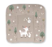 Matelas à Langer Bébé Imperméable 75x70 cm - KIKIDO - Matelas Table à Langer Lavable pour Changer le Couche - Animaux de la Forêt