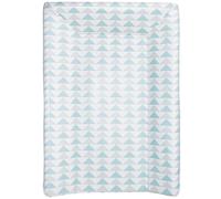 Matelas à langer bébé luxe géométrique bleu 50x70 cm