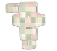 Matelas à langer carré réutilisable rose vert avec poche en tissu pour fille et garçon cambiadores de pa?ales para Bebes