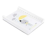 Matelas à langer confortable avec rebords pour bébé Blanc Parapluie