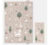 Matelas à Langer de Voyage 40x60 cm - KIKIDO - Tapis à Langer Bébé - Nomade, Pliable, Imperméable et Portable - Animaux de la Forêt