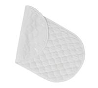 Matelas à Langer de Voyage Imperméable Réutilisable pour Garçon Fille, Oval | Tpu, Polyester et Coton, Usage en Poussette ou Table, Blanc, Pliable et Portable