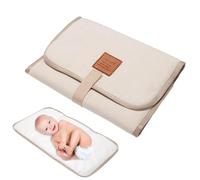 Matelas à langer de voyage pliable - Matelas à langer portable - Imperméable et confortable avec autocollants magiques pour les voyages, les sorties et les voyages