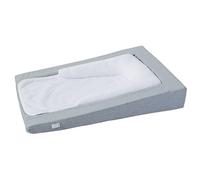 CANDIDE - Matelas À Langer Douillet Évolutif, 0-36 mois , Antidérapant, Déperlant, Fabriqué En France, 70x50x10cm (Gris Chiné)