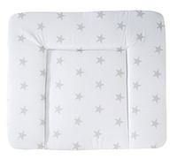 Matelas À Langer Doux 'little Stars' - Roba - 85x75 Cm - Bord Surélevé - Imprimé Étoiles Blanc