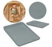 Matelas À Langer En Mousse Megs 70 X 50 Cm Imperméable Grey Dove TU