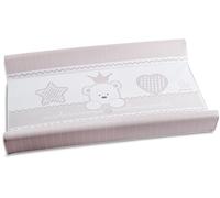 Matelas à langer en PVC 2 côtés, universel pour le changement de couche, taille 49 x 81 x 10 cm, fabriqué en Italie, Italbaby King Taupe