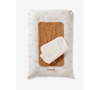 VERTBAUDET Matelas à langer et 2 tapis de change DANS LES NUAGES blanc imprimé 72X49