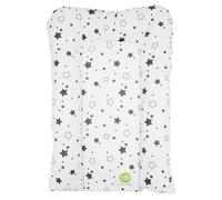 Matelas à langer flocons 50 x 70 cm étoiles gris clair