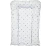Matelas à langer flocons étoiles gris clair - babycalin gris G