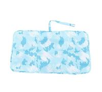 Matelas à Langer Imperméable Pliable bébé Matelas à Langer Imperméable Léger Kit à Langer de Voyage pour nouveau-né Fille ou Garçon (Graffiti bleu eau)
