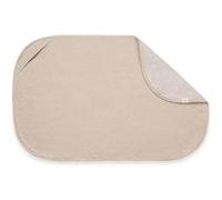 hauck Tapis a Langer Bebe, Serviette de Bain Bebe en Mousseline et Coton Éponge Respirant et Hygiènique, Lavable à 60°C - Convient pour Matelas a Langer Change N Clean - Beige