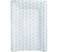 Babycalin Matelas à langer Luxe – Motif géométrique Bleu 50x70 cm