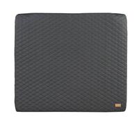 Matelas À Langer Matelassé En Cuir Pu Déperlant Luxe Anthracite TU