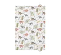Matelas à langer pliable et portable 40 x 60 cm - Dinosaures colorés | Imperméable | Facile à transporter | Pliable