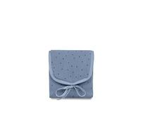 Matelas à langer Pliable Plastifié Mousseline PUNTOS en pétrole · Table à langer pour bébé · 45x75 cm