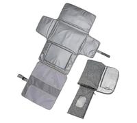 Matelas à langer portable et imperméable, tapis à langer pliable, tapis à langer pliable d'extérieur, station à langer compacte réutilisable, adorable tapis à langer pour garçons et filles