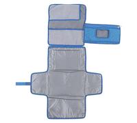 Matelas à Langer Portable, Matelas à Langer Portable de Grande capacité, Taille Compacte Pliable pour la Sortie du nouveau-né (Bleu)