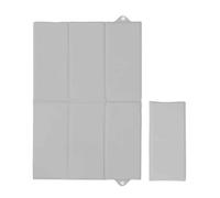 Matelas à langer portable pliable pour bébé | Doux, imperméable et compact | 40 x 60 cm (gris)