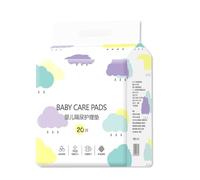 Matelas à langer pour bébé | 20 pièces de couches super absorbantes imperméables | Matelas à langer pour bébé | Matelas à langer ultra doux | Matelas à langer portable de voyage | Garantit confort et