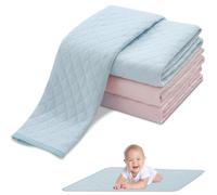Matelas à Langer Pour Bébé, 4 Matelas a Langer Bebe, 60x70cm Tapis a Langer, Matelas à Langer, Matelas à Langer Pour Jeunes Enfants Tapis Imperméable, Parfait Comme Cadeaux Originaux pour Bébé